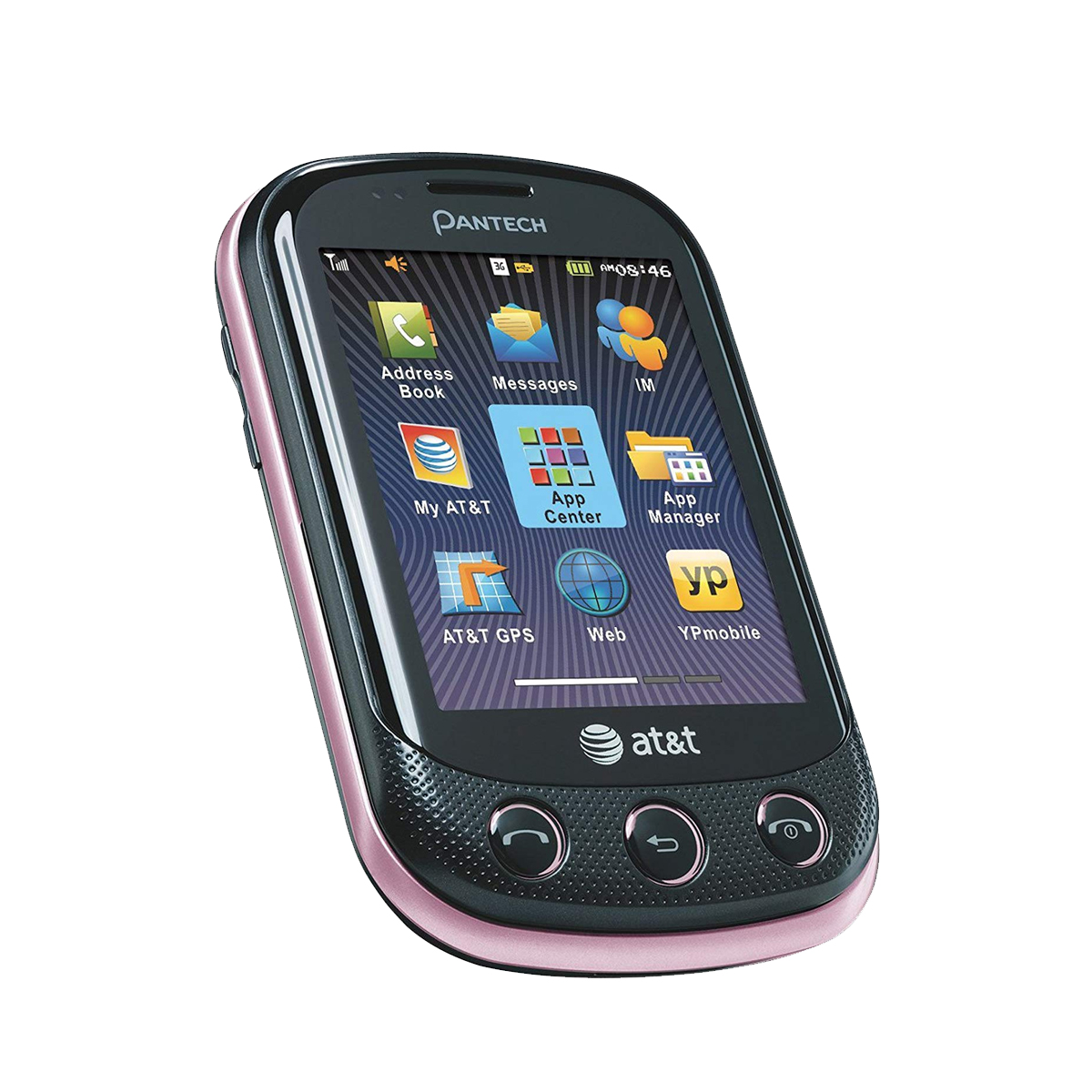 Pantech Pursuit II P6010 Pink AT&T GSM Unlocked 3G QWERTY Slider Phone 843124001856 | eBay