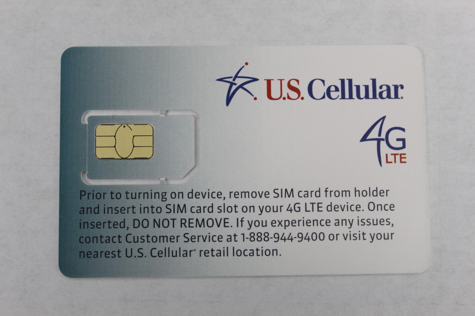 US Cellular Standard / Mini SIM CARD for New or replacement cellphone