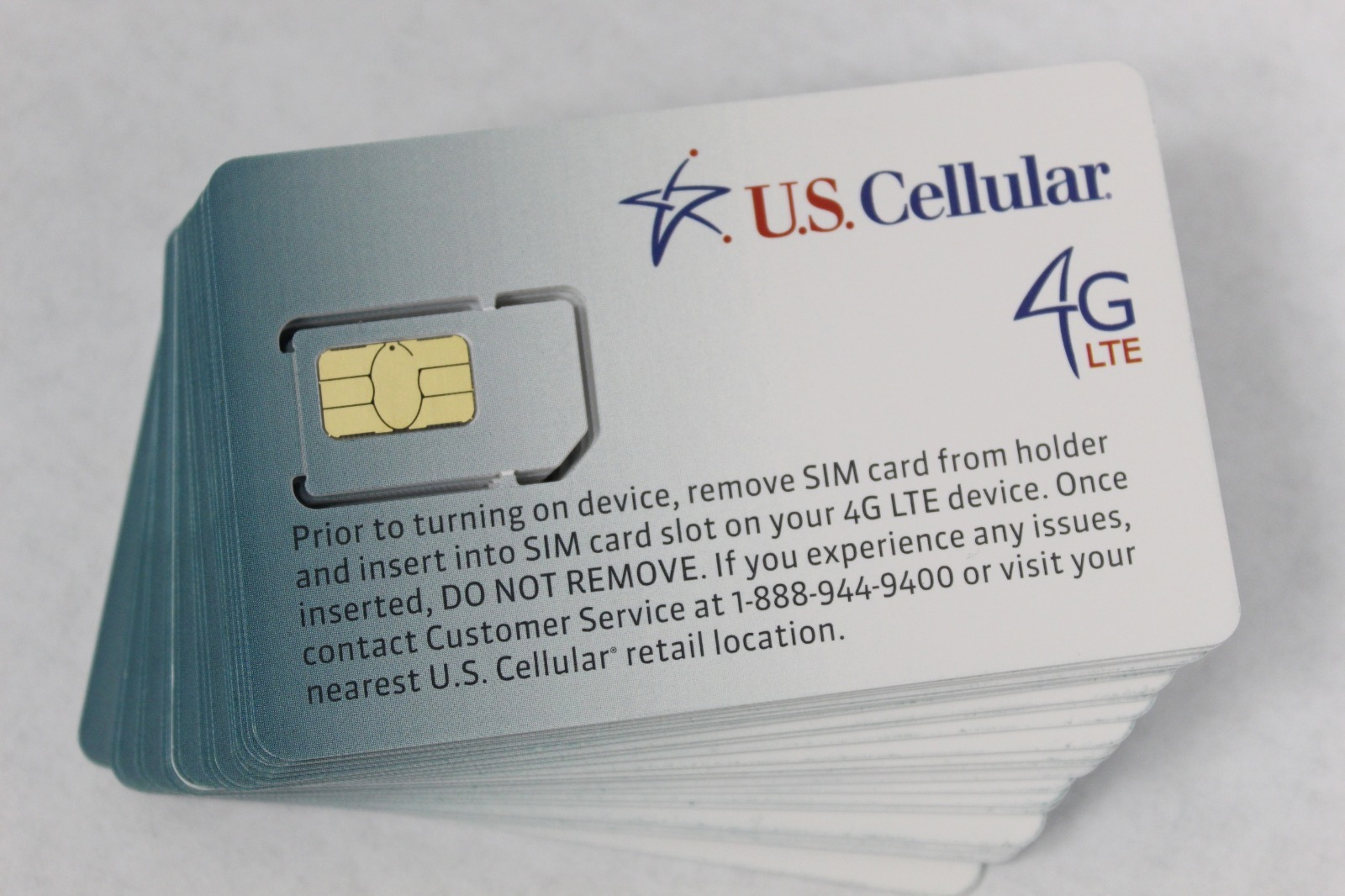 US Cellular Standard / Mini SIM CARD for New or replacement cellphone